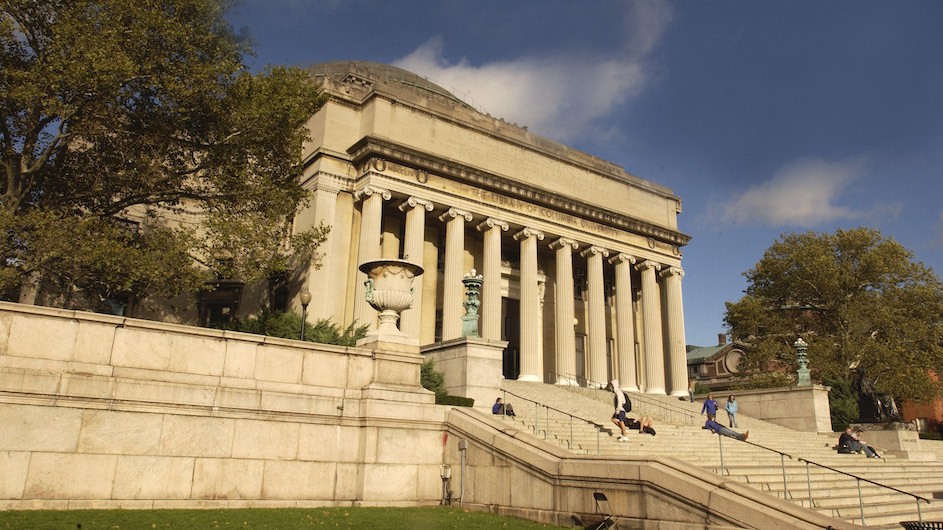 Low Library. Photo credit: Eileen Barroso Neo-classical building with lots of steps